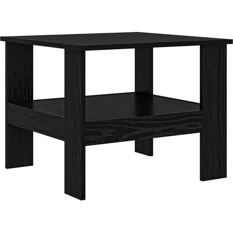 Table basse Chêne noir 57 x 55 x 45 cm Bois d'ingénierie