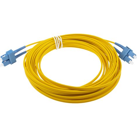 Câble fibre optique RS PRO 10m Avec connecteur / SC, OS1 Mono-mode ( Prix pour 1 ) (1/2)