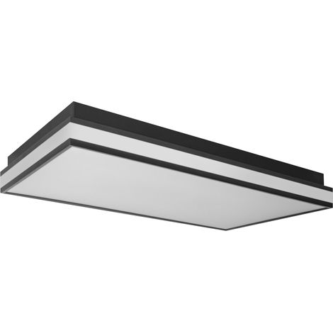 OSRAM SMART+ Matter Magnet Plafonnier LED 600x300mm Noir, 42W, 2300lm, 3000-6500K TW, WiFi, Alexa