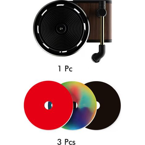 Diffuseur de parfum auto pour bouche d'aération, design platine vinyle, clip parfum voiture, désodorisant embarqué, senteur fraîche, accessoire auto original, fixe sur grille d'aération. (1/5)