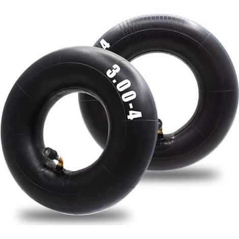 Chambre A Air - 3.00-4 - 260 X 85 Mm - Valve Tr-87 Courbée - Pour Tondeuses Brouettes Remorques Jardin Karts Chariots De Golf - Lot De 2 (1/5)