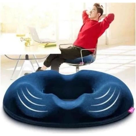 XIN Orthopedic Coccyx Cushion Seat Cushion - Ergonomically Designed Chair to Reduce Coccyx Pain (1/3)