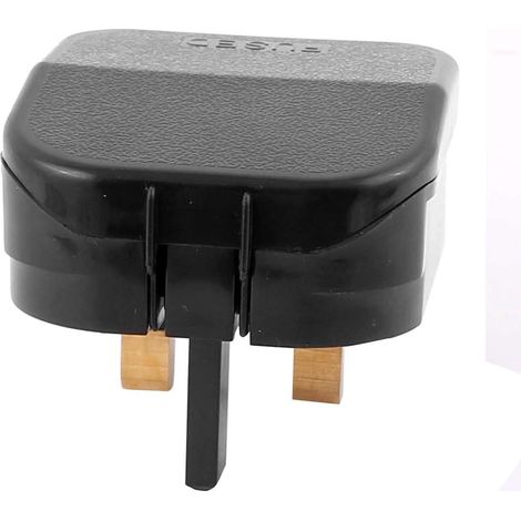 AC 250V 2.5A UK-Stecker an EU-Buchse, abgesicherter Netzanschlussadapter, schwarz YD-5733 (b28ca3... (1/4)