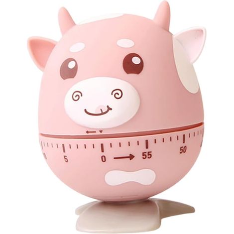 Minuteur de cuisine mécanique analogique mignon pour filles (1/5)