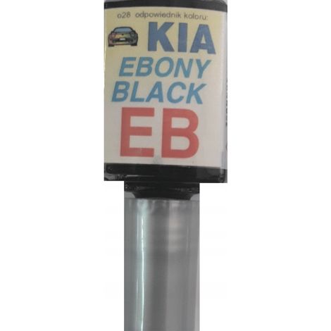 Reparación de arañazos en la pintura del coche KIA EB negro ébano, 10 ml arasystem (1/5)