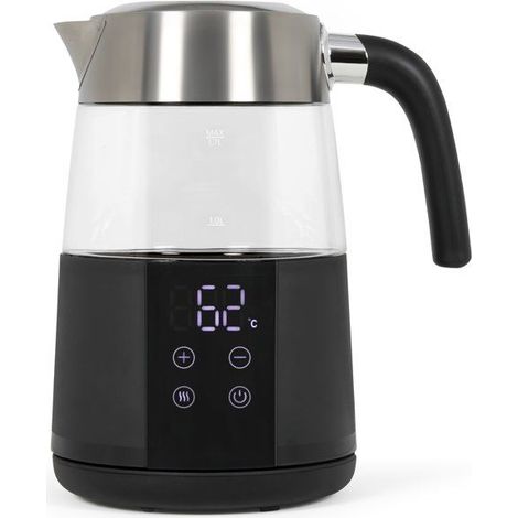 Bouilloire digitale - LIVOO - DOD221N - 2200 W - 1,7 L - Socle 360° - Inox