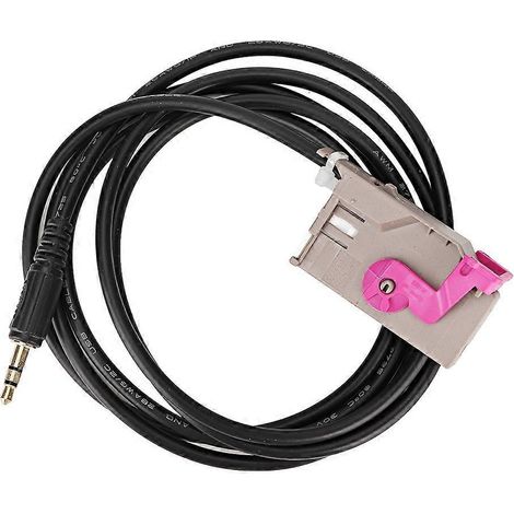 Câble audio 32 broches mâle 3,5 mm pour autoradio RNS-E, compatible Audi A3 A4 A6 A8 TT, navigation et connexion auxiliaire. (1/4)