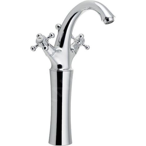 Sapho Antea - Mitigeur de lavabo avec garniture de vidage, hauteur 300 mm, chrome 3271L (1/3)