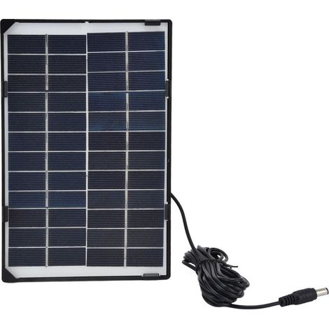Chargeur de Bricolage de Panneau Solaire 6W 12V pour Lampadaires Solaires, Lumières Publicitaires-Module de Solaire en Polysilicium (1/5)