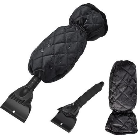 Grattoir à Glace avec Gant raclette Pare Brise, Grattoir Pare Brise Voiture, Grattoir Vitre Voiture avec Gant, Gant pour Pare-Brise (1/5)