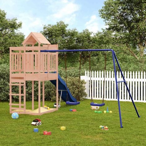 Équipement de jeu extérieur : Jouet en peluche Cochon rose XXL jeu extérieur enfant, aire de jeu jardin, balançoire enfant , pour jardin, usage domestique , enfant 3-8 ans (1/5)