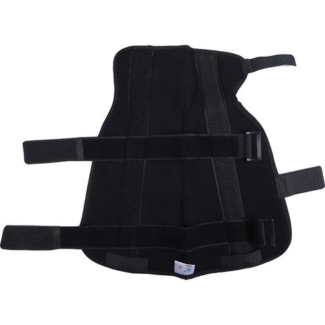 Attelle de poignet droite taille M, noir, fixation pour maintien du poignet, soutien orthopédique, bracelet de contention réglable. (1/5)
