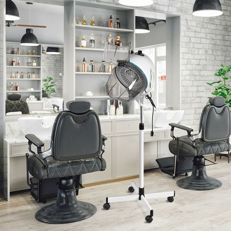 Professional Salon Hair Dryer Hood Floor Stand Portable Hairdresser Hairdryer