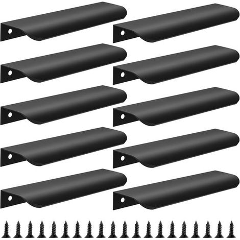 10 pezzi,1504017,5 mm,Maniglie per armadi,Maniglie per cassetti,Maniglia a scomparsa,Maniglia in lega di alluminio,Accessori per mobili (1/5)