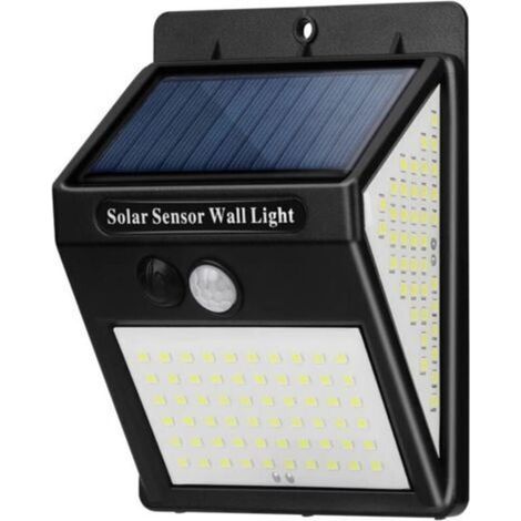 Solar Light Outdoor, Outdoor Solar Lamp, Motion Sensor, 3 Modes [1 Pack 144 LEDs], Waterproof Wireless Solar Outdoor Lighting, Outdoor Wall Lamp for Garden [Energy Class A+] (1/4)