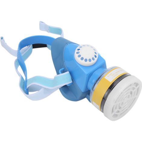 Weiche Silikon-Gesichtsmaske gegen saure Gase, Dämpfe, Schwefeldioxid, Chlor, Phosgen und Phosphor (1/5)