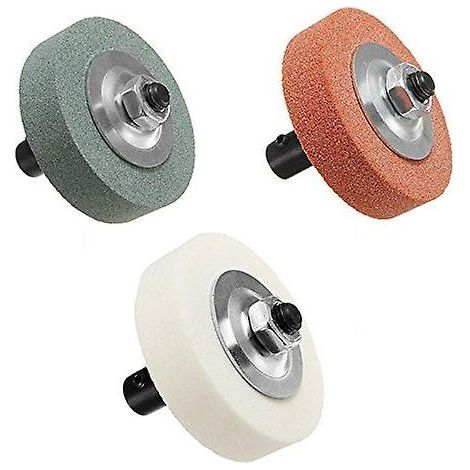 FEVERWORK Grinding Wheel Adapter Set 70 x 20 x 10 mm for Electric Drill Replaced by Grinder - Green (1/2)