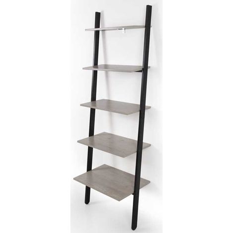 Scaffale da muro inclinato urban industrial cm 64 x 49 x 180 h (1/2)