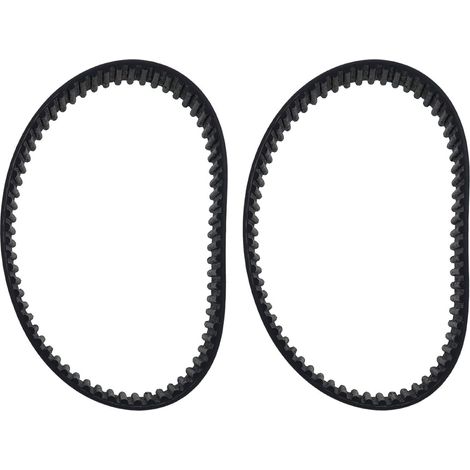 2610389040 HTD201-3M Pack of 2 67-tooth closed-loop rubber drive belts compatible with SKIL 1500 1500H 1500H1 (1/5)