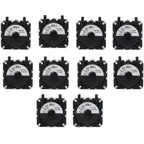 Kit de pressostat compatible pour chaudière/chauffe-eau à gaz, pressostat universel KFR-1, kit de pressostat d'air pour chaudière murale, 10 pièces, 26-27 secondes. (1/5)