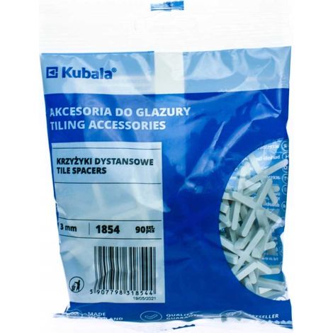 KUBALA Fliesenkreuze 3,0 mm 90 Stück 1854