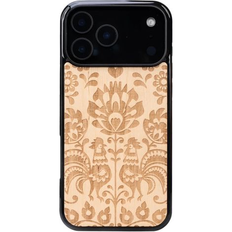 Bewood Holzhülle für iPhone 17 Pro Max, polnisch-volkstümlich, Aniegre (1/5)