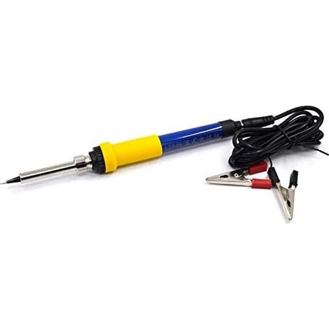 Portable DC 12V Low Voltage Car Battery 60W Soldering Iron Repair Tool with Clip (1/5)