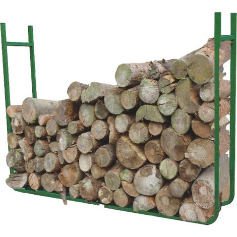 Holzablage, Holzstapel Regal, Stapelhilfe HxBxL: 90 x 20 x 120cm (variabel) (1/5)