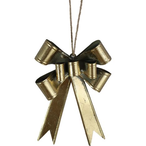Lazo de metal dorado 16X4X25