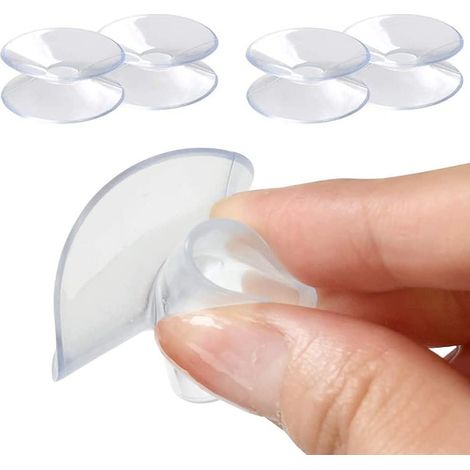 Filiyano-Lot de 25 entretoises à ventouses double face en plastique de 20 mm pour table, utilisées pour la fixation sur verre afin d'éviter le
