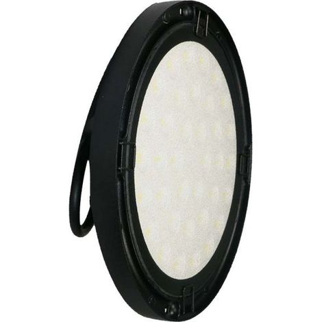 V-TAC Industrielle SMD LED-Hallenleuchte 100W 120LM/W UFO Schwarz 110° Kaltweiß IP65