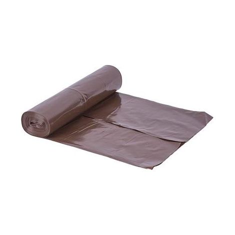 Säcke ROLO MagicHome, 120 Lit., Recycling, braun, Pack. 15 Stk., extra stark, 50 µm