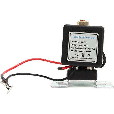 Interrupteur coupe-batterie de voiture haute intensité avec 2 télécommandes 24 V (1/5)