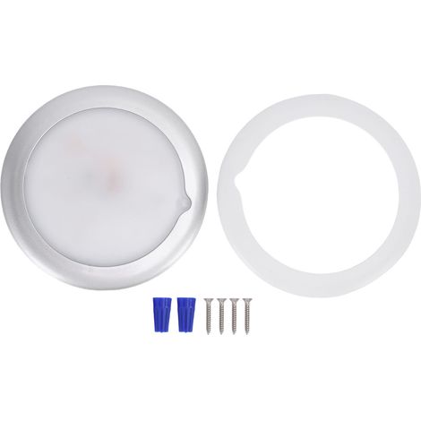 Plafonnier LED dôme camping-car avec interrupteur – Gradable 6 pouces bateau intérieur yacht voiture tracteur, éclairage (1/5)