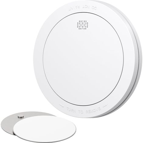 Détecteur de Fumée, 10 Ans de Batterie, Détecteurs de Fumée, Alarme Incendie Detecteur Fumee, 1 Pièce (1/5)