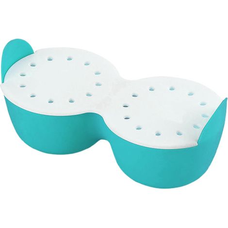 Cuiseur à œufs pochés en silicone avec revêtement antiadhésif, compatible avec la friteuse à air chaud et le cuiseur vapeur, lavable au lave-vaisselle, un allié pratique en cuisine pour un petit-déjeu (1/5)