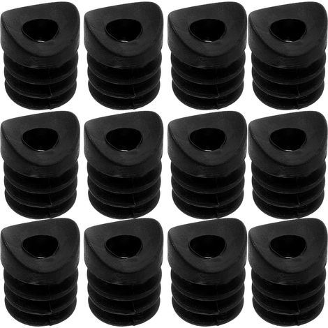 Lot de 20 bagues roue M6 en plastique, embouts tige meuble (1/5)