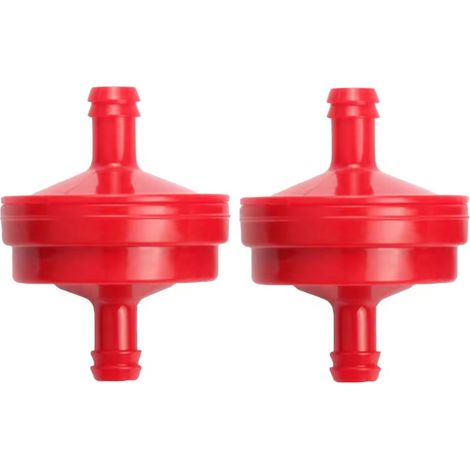 2x Filtre à essence 298090S compatible Briggs and Stratton 298090S 298090 H 5018H 5018H filtration 150 microns Carburant Raccord Tondeuse Tracteur Entretien Jardin (1/3)