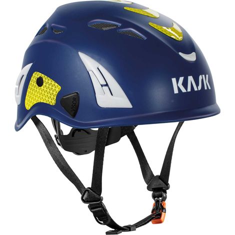 Casque de travail Kask Plasma HI VIZ - 105 cm - Bleu/Jaune (1/5)