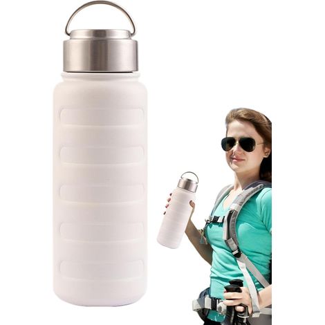 Bouteille d'eau en acier inoxydable, réservoir à liquide, (1/5)