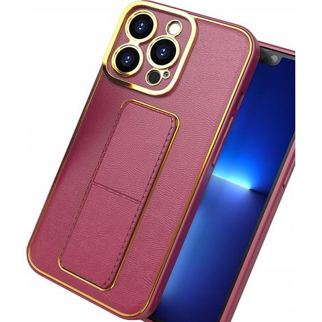 Nuova custodia con supporto per Samsung Galaxy A12 5G, colore rosso. (1/5)