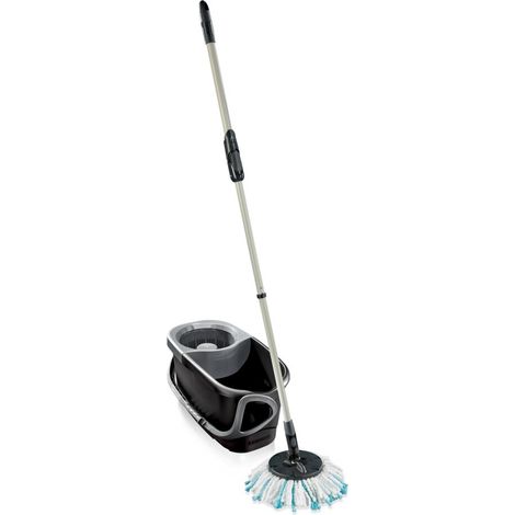 Leifheit Bodenwisch-Komplett-Set Clean Twist Disc Mop Ergo 31 cm black Bodenwischer (1/3)