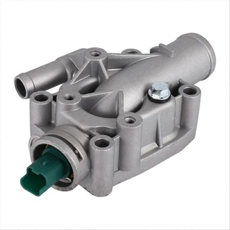 Thermostat de liquide de refroidissement moteur, kit de montage complet pour véhicule, pièce de rechange thermostatique, remplacement facile, compatible avec divers modèles, qualité OEM, contrôle préc (1/5)