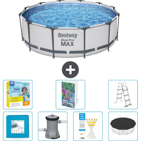 Bestway Piscina Bestway Steel Pro MAX Rotonda - 366x100 cm - 8-pezzi  S450