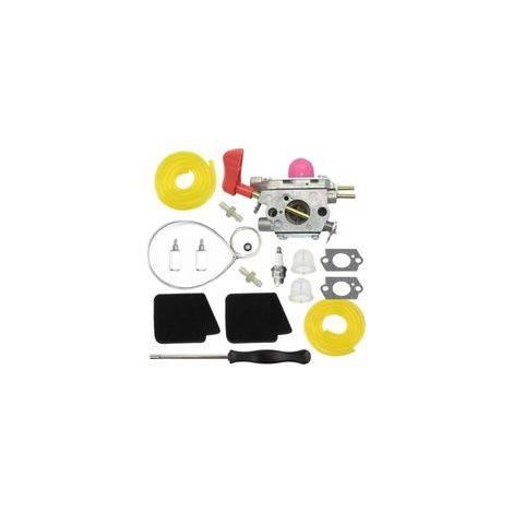 Conjunto de carburador C1U-W43 para souffleur de feuilles VS-2 BVM200FE GBV345 – Tuyau, filtre et accessoires inclus – Reemplazo óptimo