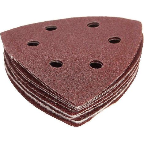 10 Nylon-Schleifpapierpads – 90 mm – Körnung 40, 60, 80, 100 und 120