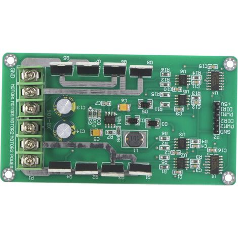 Module Pilote de Moteur 10 A, MOSFET Canal N à Faible Résistance, Double Pont en H, 3-36 V, Fonction de Freinage Rapide pour la Robotique et Les Projets de Bricolage. (1/5)