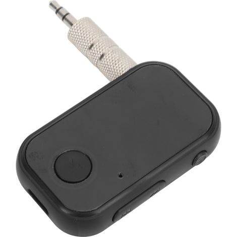 Kit Bluetooth 5.0 Auto avec Microphone Intégré, Adaptateur Audio 3.5mm Sans Fil pour Chaîne Hi-Fi, Appel Mains Libres, Prise Casque Voiture (1/5)