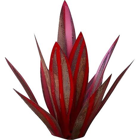 MINKUROW Tequila Scultura Rustico Rosso Metallo Agave Cortile Arte Grande Metallo Rustico Dipinto A Mano Metallo Agave Giardino Cortile Decorazione Artistica Statua Decorazioni Per La Casa Per Pali Da (1/5)