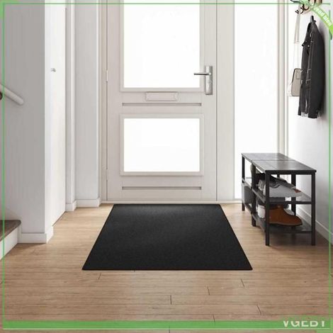 42011370 Tapis Couloir Anthracite 100 x 300 cm 100% Polypropylène (1/5)